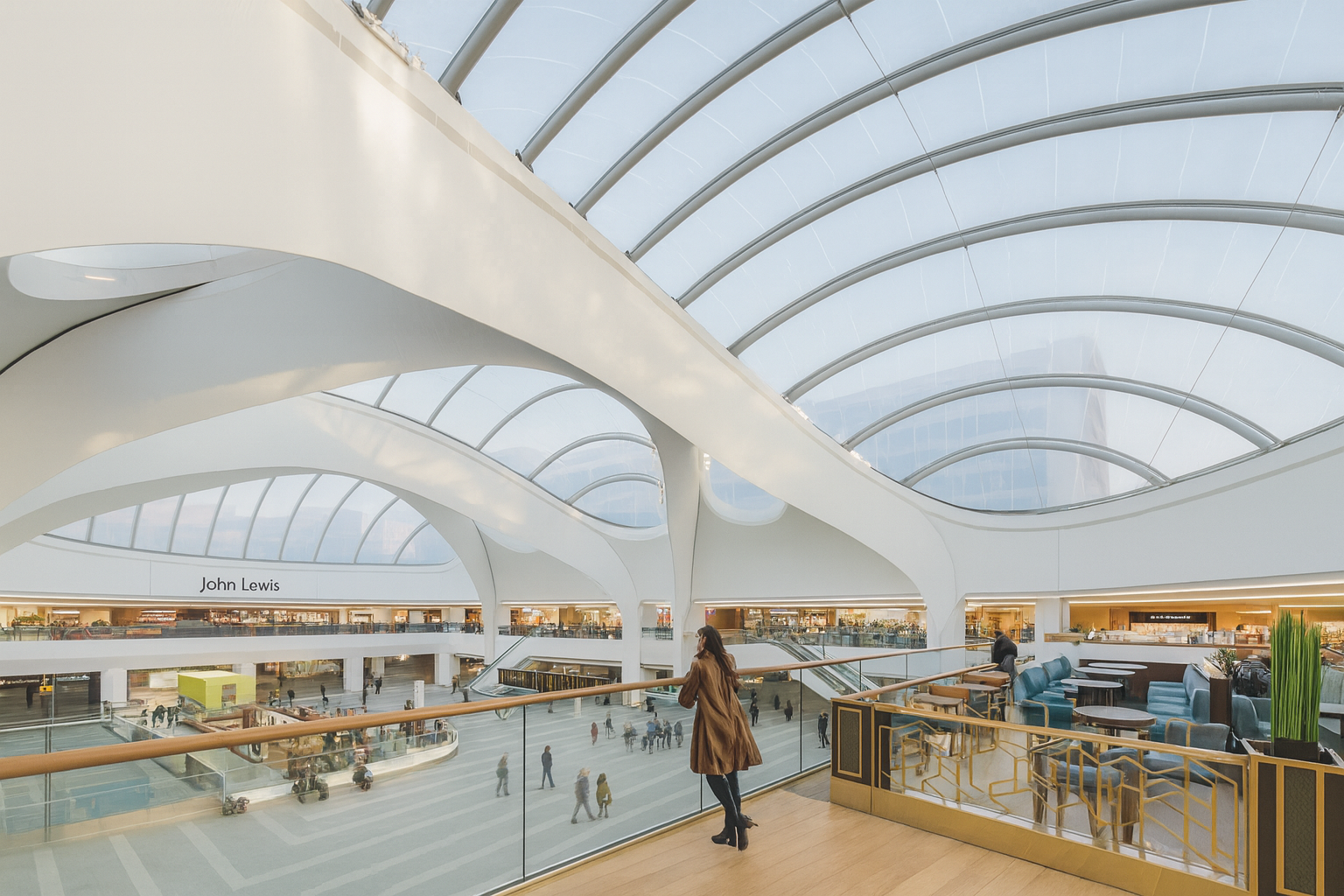 Birmingham New Street Station (BGP) with an innovative ETFE system by Lightspan