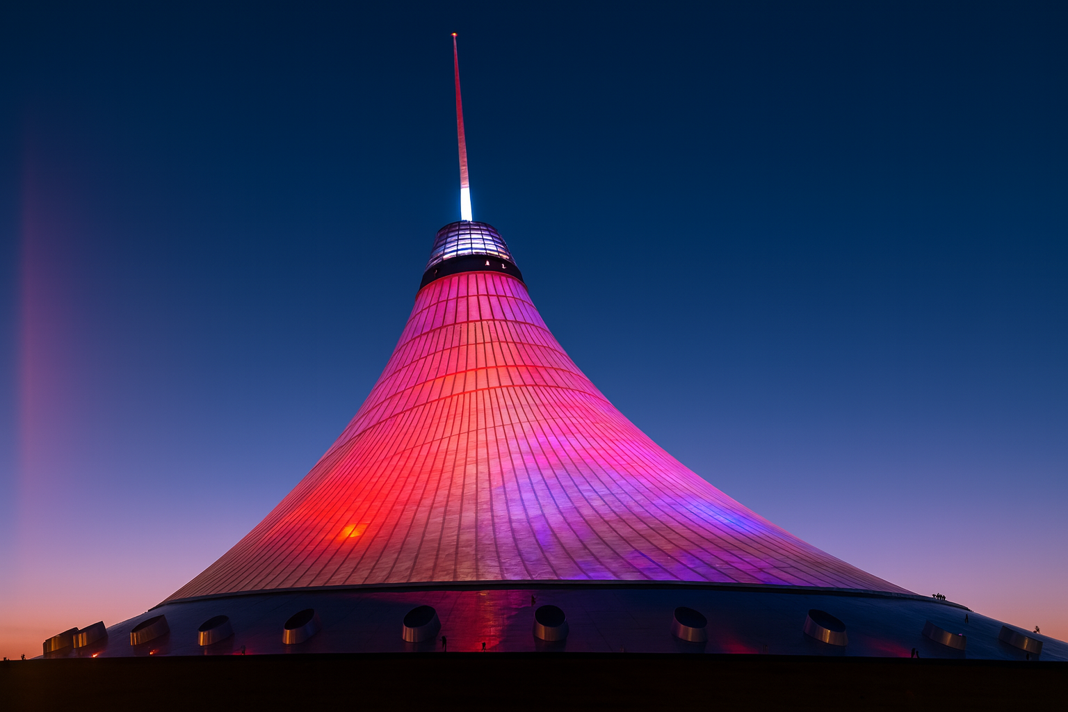 Astana Khan Shatyr Swimming complex featuring an innovative ETFE system by Lightspan