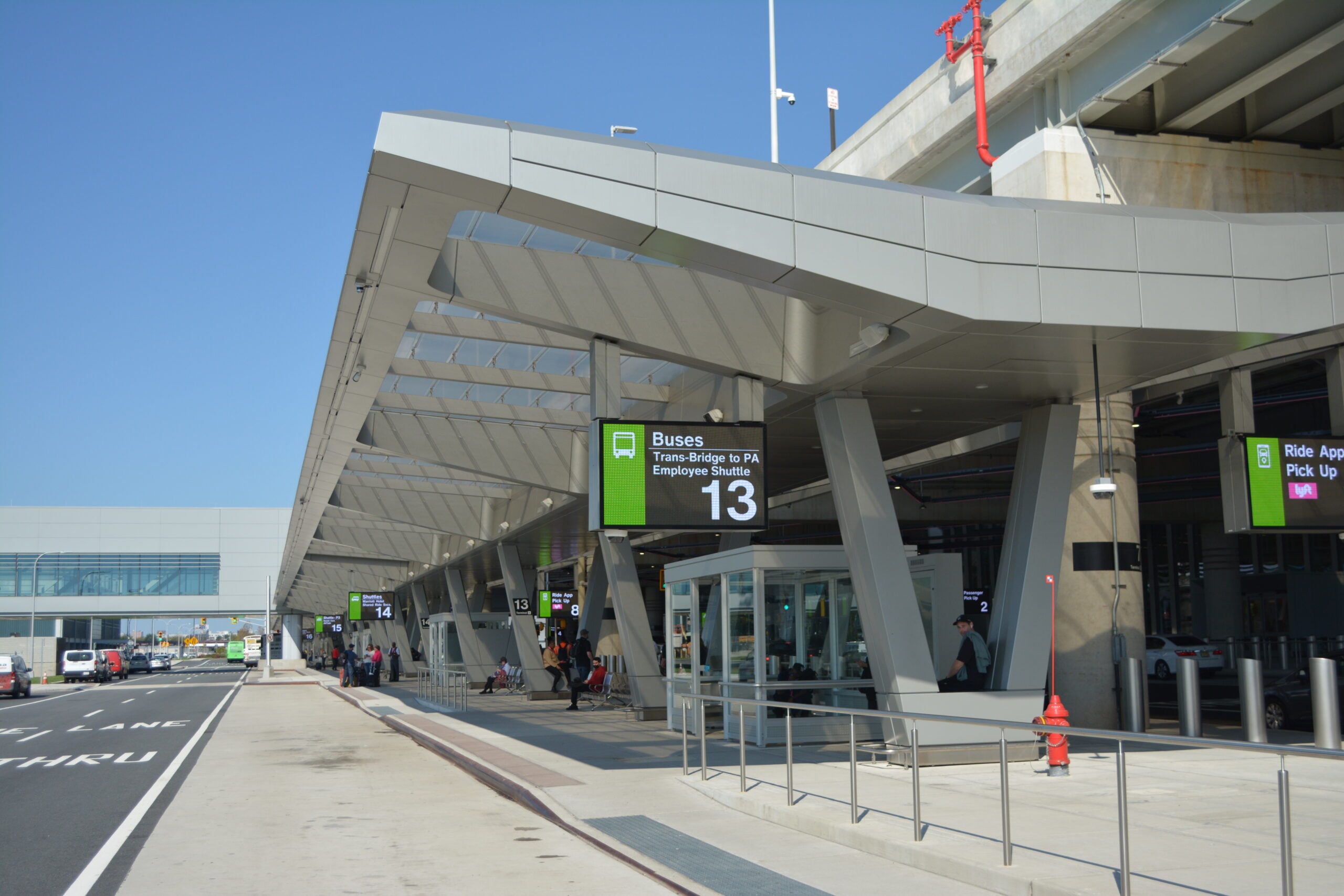 US - Newark NJ - Arrivals Canopy