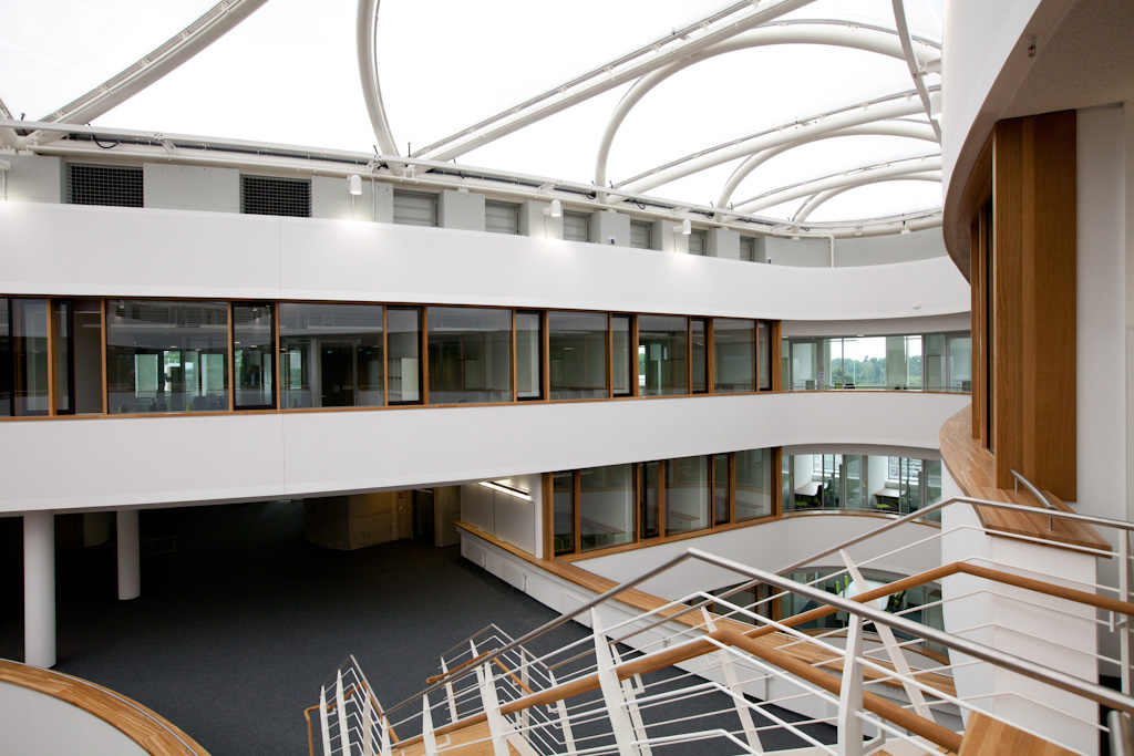 ETFE Roof from inside