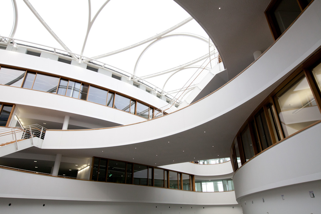 ETFE Roof from inside