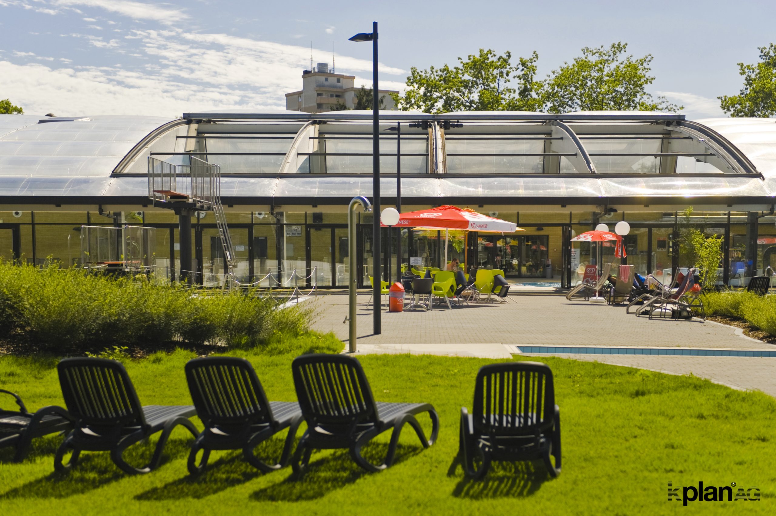 ETFE Cushion roof from outside